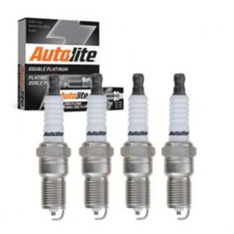 4 pc Autolite Double Platinum Spark Plug for 1987-1996 Chevrolet Beretta