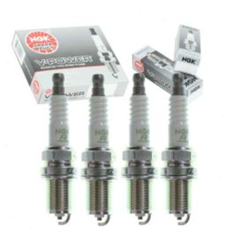 4 pc NGK V-Power Spark Plugs for 2003 Mitsubishi Outlander 2.4L L4