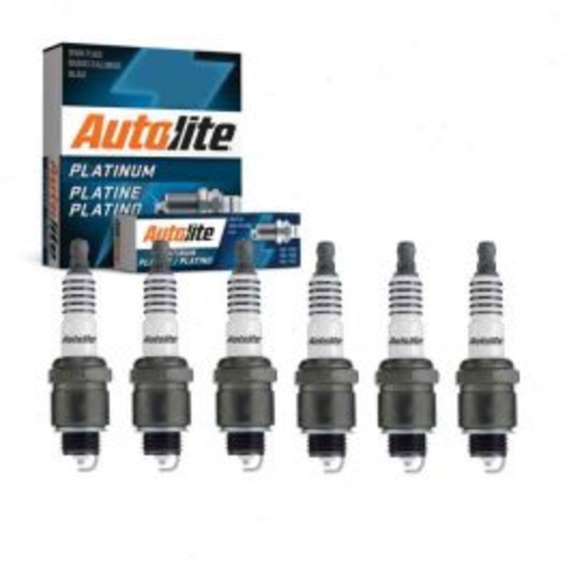 6 pc Autolite Platinum Spark Plug for 1964-1965 GMC B3500 5.0L V6