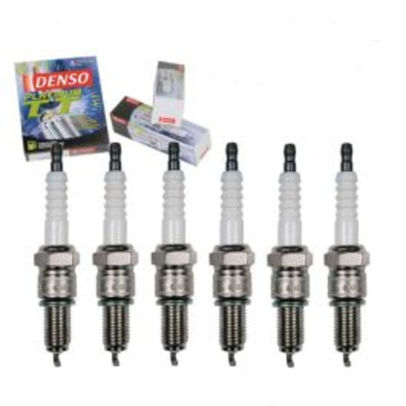 6 pc DENSO Platinum TT Spark Plugs for 1964-1966 Chevrolet K10 Pickup 4.8L L6