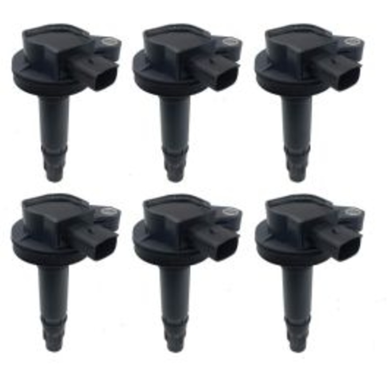 6 pc Hitachi Ignition Coils for 2015-2018 Ford Transit-350 3.7L V6