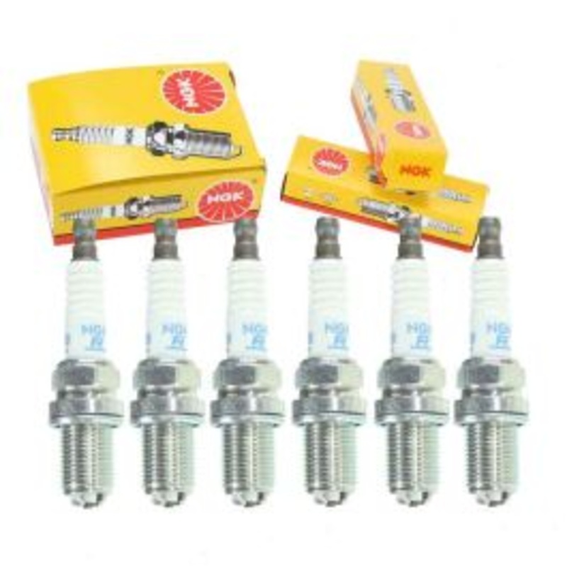 6 pc NGK Standard Spark Plugs for 2001-2005 BMW 530i 3.0L L6