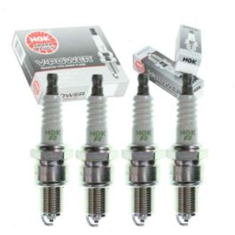 4 pc NGK V-Power Spark Plugs for 1991-1992 Mitsubishi Galant 2.0L L4