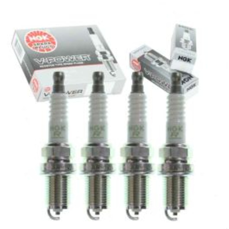 4 pc NGK V-Power Spark Plugs for 1995-1998 Eagle Talon 2.0L L4