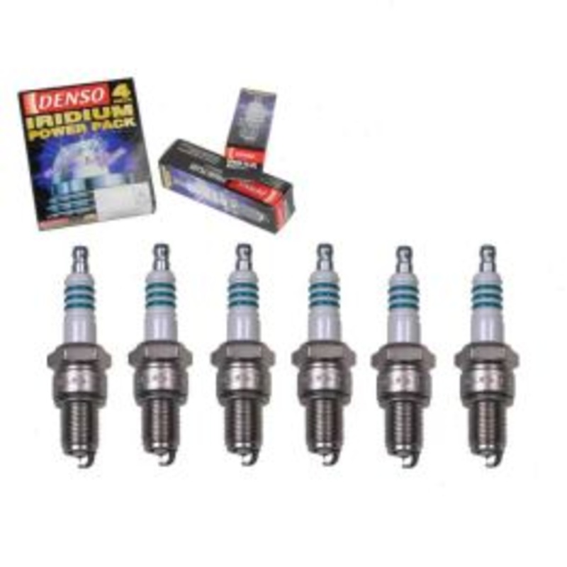 6 pc DENSO Iridium Power Spark Plugs for 1987 Dodge Royal Mini Ram 3.0L V6