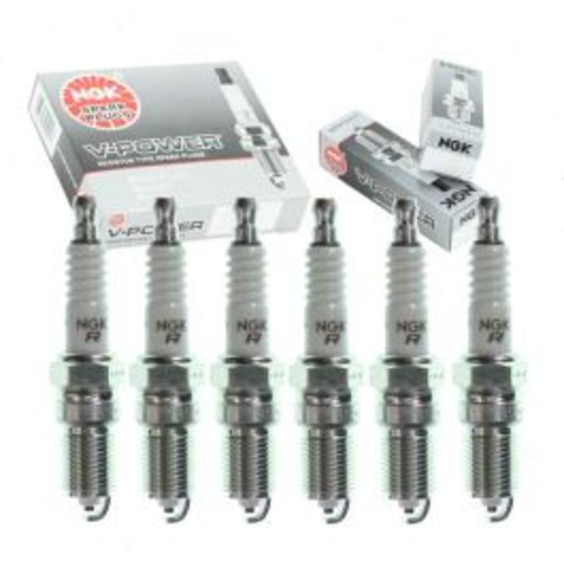 6 pc NGK V-Power Spark Plugs for 1986-1988 Buick Century 3.8L V6