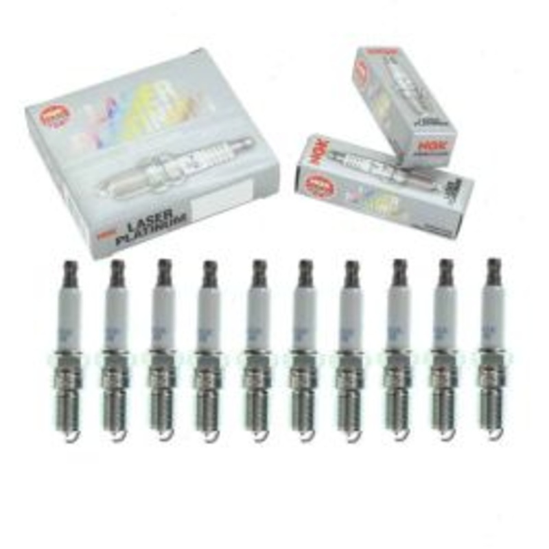 10 pc NGK Laser Platinum Spark Plugs for 1997-2002 Ford E-350 Econoline Club Wagon 6.8L V10