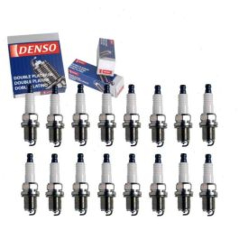 16 pc DENSO Double Platinum Spark Plugs for 1999-2000 Mercedes-Benz C43 AMG 4.3L V8