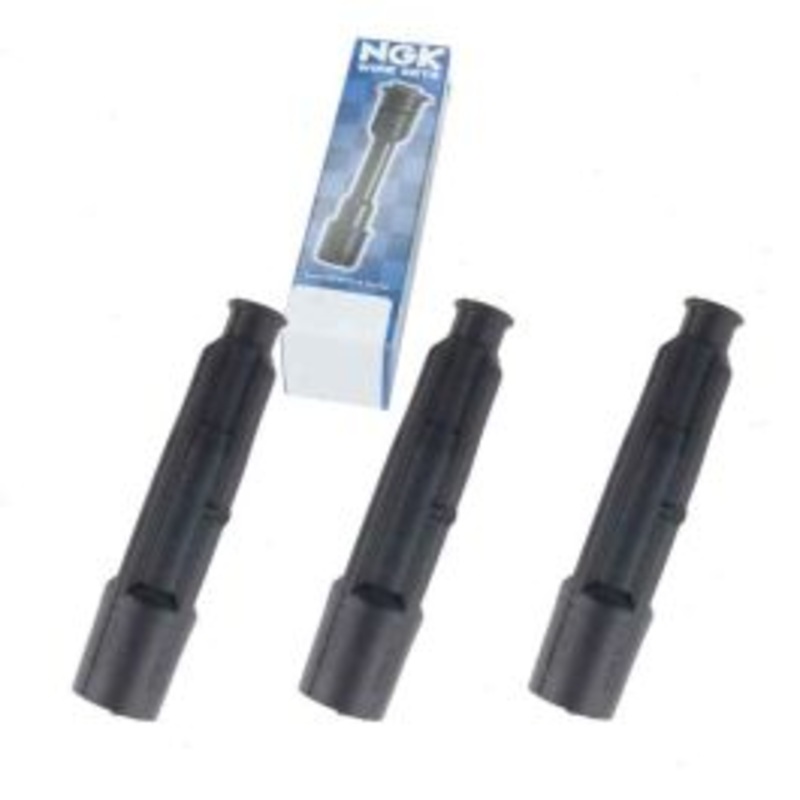 3 pc NGK Ignition Coil Boots for 1994-1999 Mercedes-Benz S320 3.2L L6