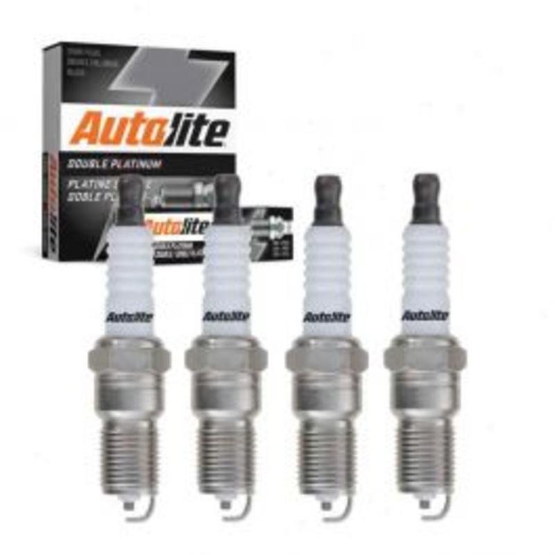 4 pc Autolite Double Platinum Spark Plug for 1977-1980 Ford Pinto 2.3L L4