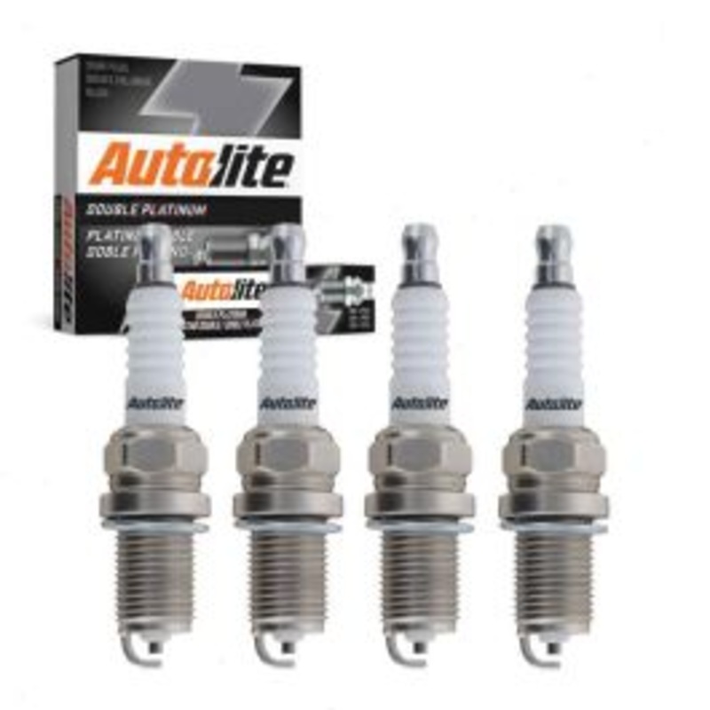 4 pc Autolite Double Platinum Spark Plug for 1991-1998 Nissan 240SX 2.4L L4