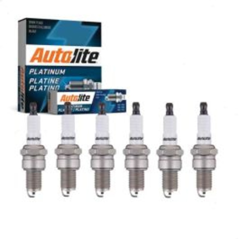 6 pc Autolite Platinum Spark Plug for 1967 GMC P35 P3500 Van 4.1L L6