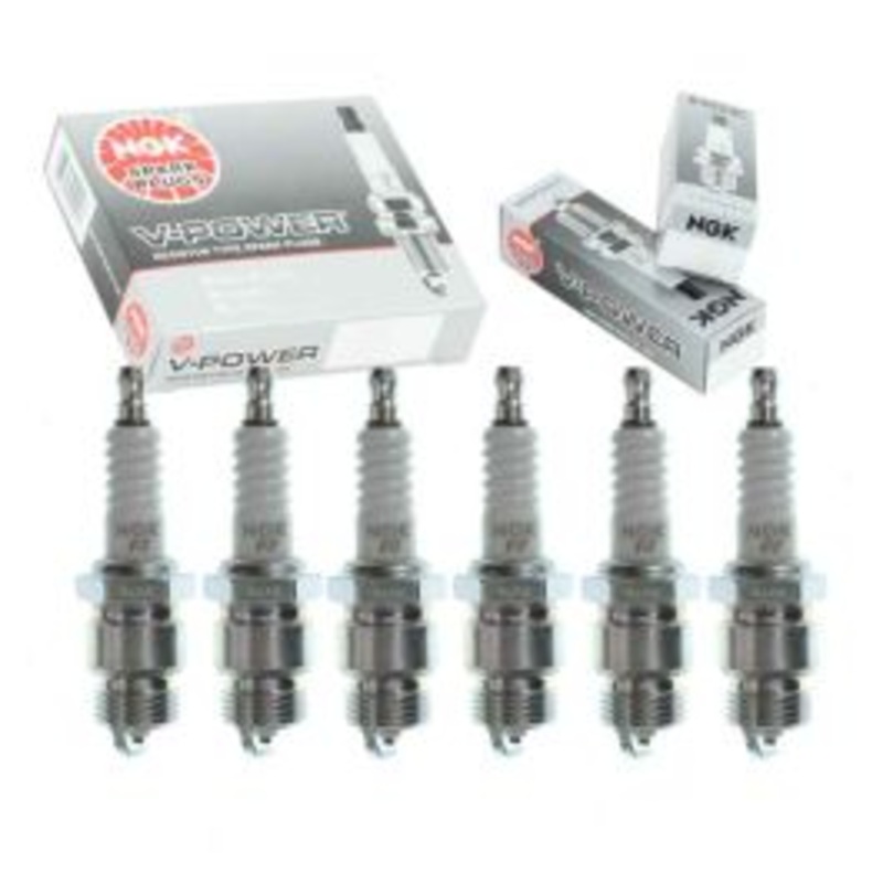 6 pc NGK V-Power Spark Plugs for 1962-1967 Mercury Villager 2.4L 3.3L L6