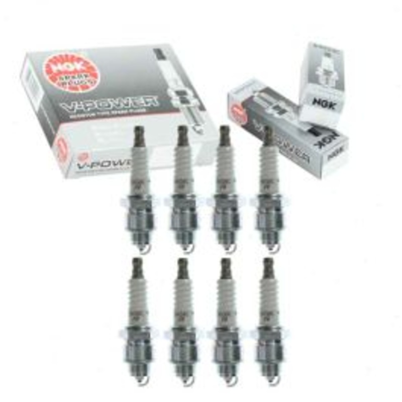 8 pc NGK V-Power Spark Plugs for 1959-1966 Pontiac Star Chief 6.4L 6.9L V8