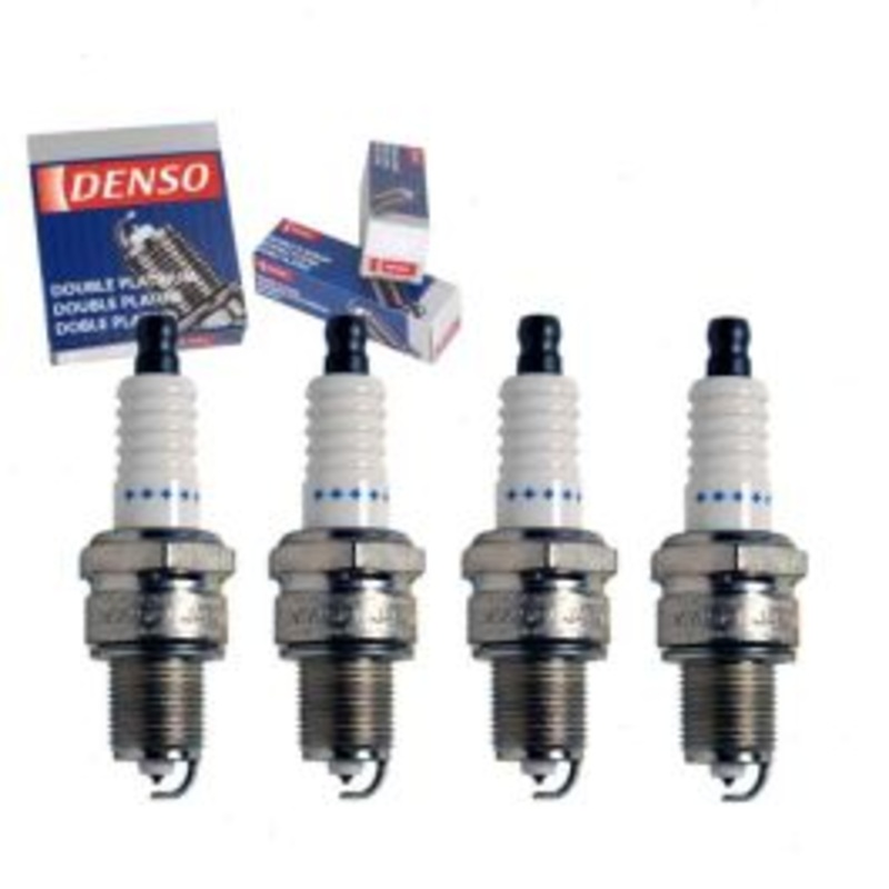 4 pc DENSO Double Platinum Spark Plugs for 1985-1987 Honda Prelude 2.0L L4