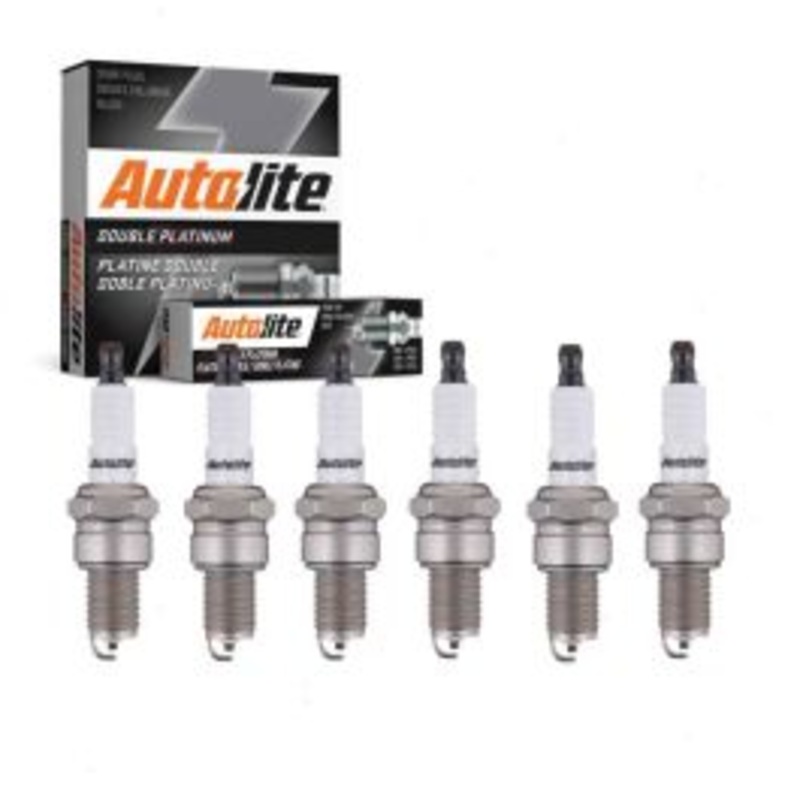 6 pc Autolite Double Platinum Spark Plug for 1961-1971 Jaguar XKE 3.8L 4.2L
