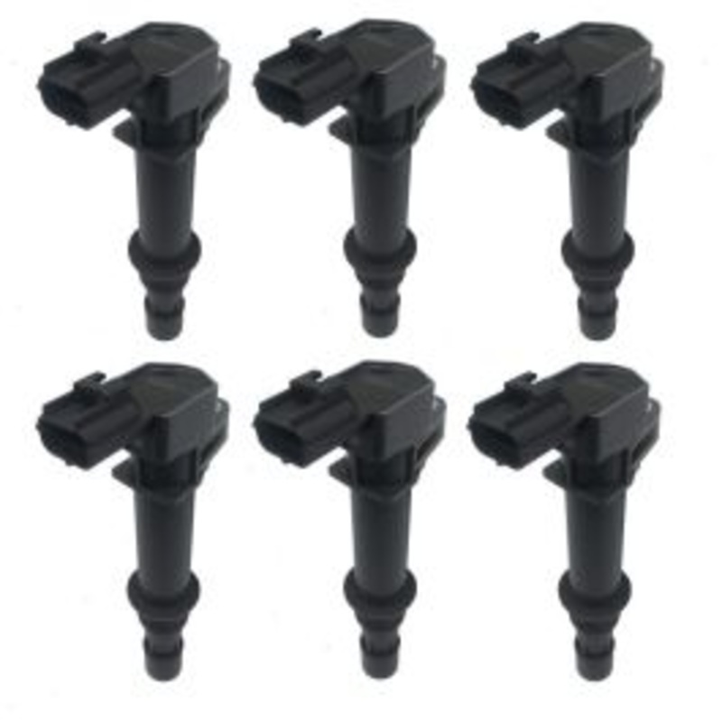 6 pc Hitachi Ignition Coils for 2002-2008 Dodge Ram 1500 3.7L V6