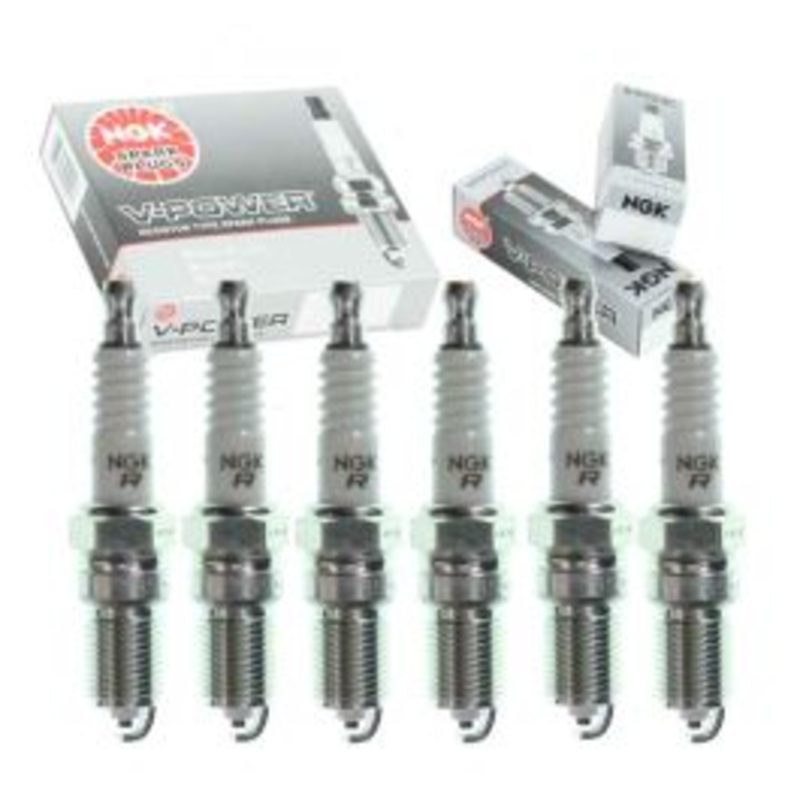 6 pc NGK V-Power Spark Plugs for 1988-1993 Mercedes-Benz 300TE 3.0L L6