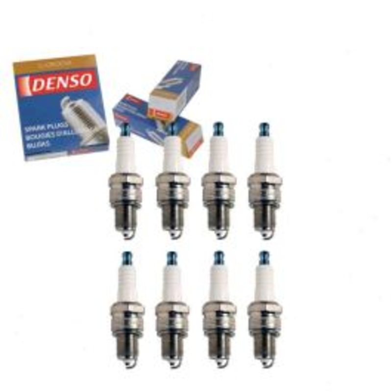 8 pc DENSO Standard U-Groove Spark Plugs for 1973-1974 Mercedes-Benz 450SLC 4.5L V8