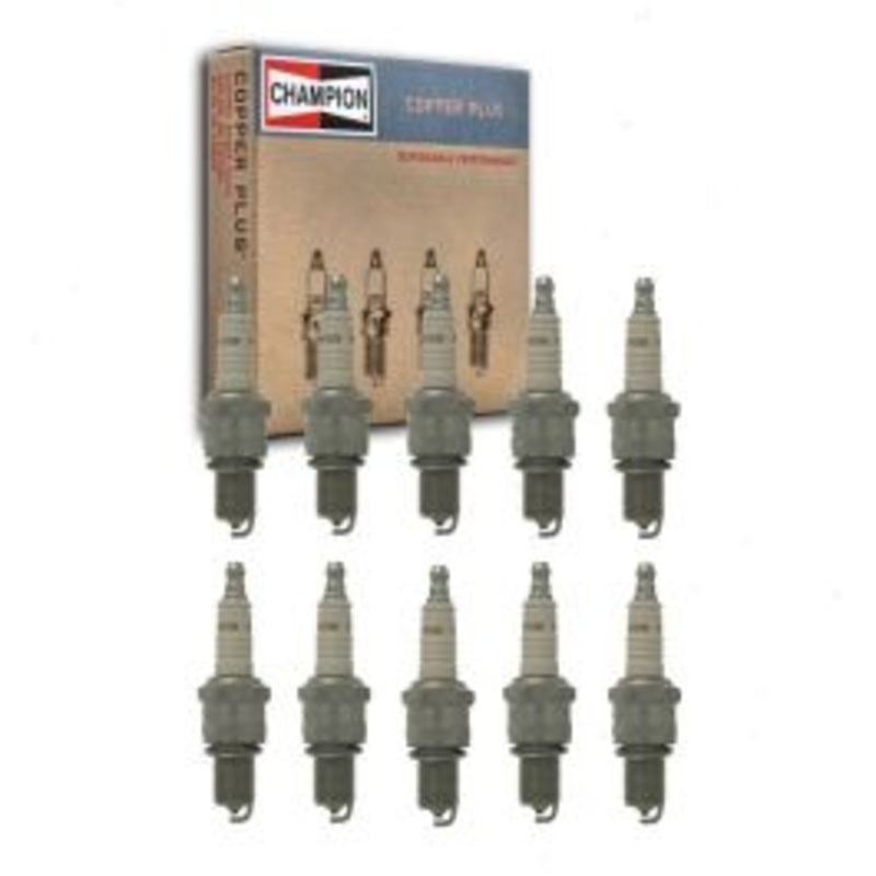 10 pc Champion Copper Plus 954C RN57YCC Spark Plugs