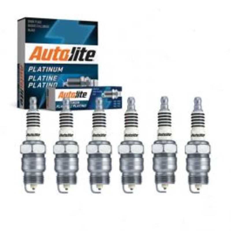 6 pc Autolite Platinum Spark Plug for 1968-1974 Mercury Montego 3.3L 4.1L L6