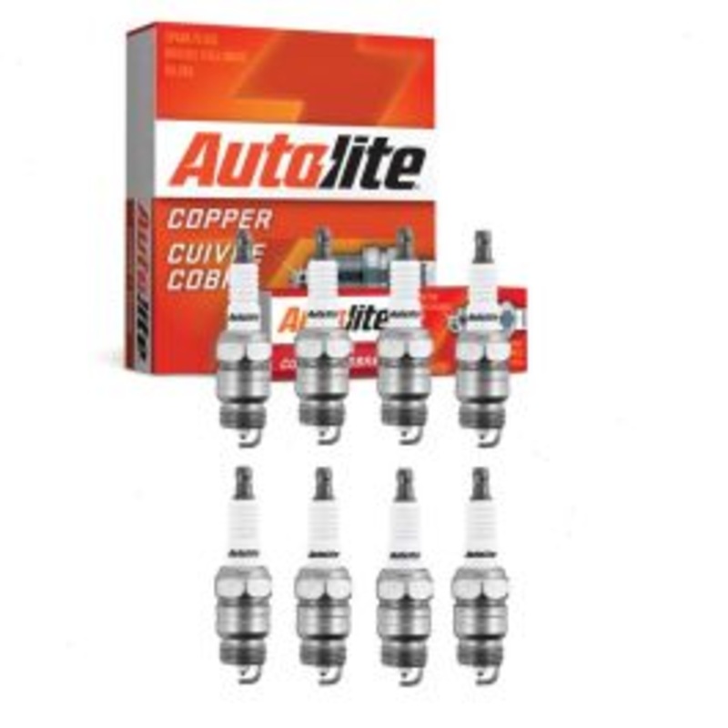 8 pc Autolite Copper Core Spark Plugs for 1955-1960 Ford Victoria 4.4L 4.8L 5.1L 5.4L V8