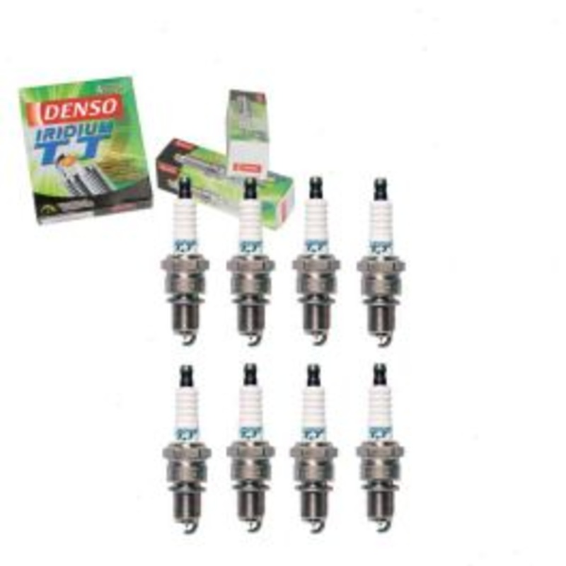 8 pc DENSO Iridium TT Spark Plugs for 1985-1988 Jeep J10 5.9L V8