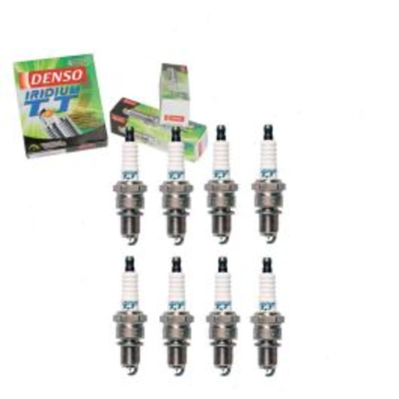 8 pc DENSO Iridium TT Spark Plugs for 1987-1990 Jeep Grand Wagoneer 5.9L V8