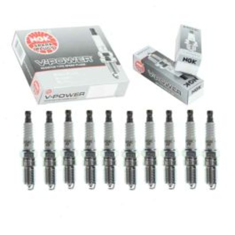 10 pc NGK V-Power 4177 TR6 Spark Plugs