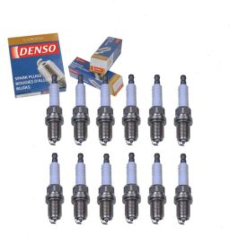 12 pc DENSO Standard U-Groove Spark Plugs for 2001-2005 Mercedes-Benz C240 2.6L V6