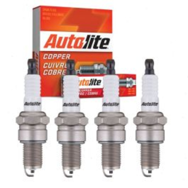4 pc Autolite Copper Core Spark Plug for 1962-1970 Pontiac Acadian 2.5L L4