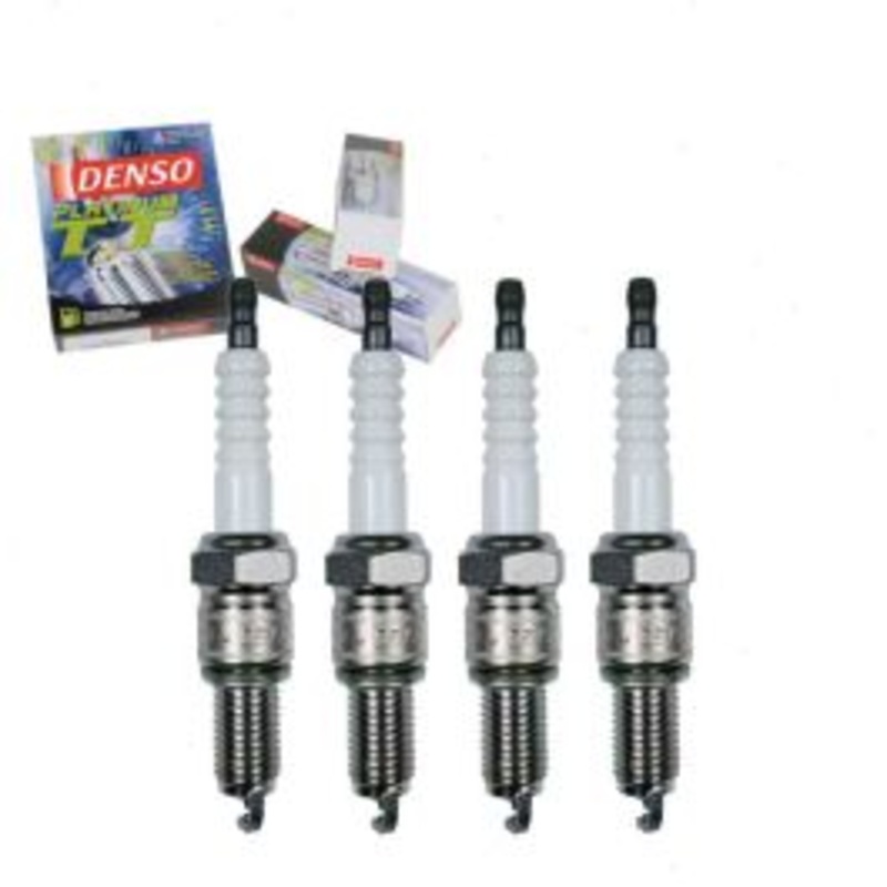 4 pc DENSO Platinum TT Spark Plugs for 1988-1989 Yugo GVX 1.3L L4