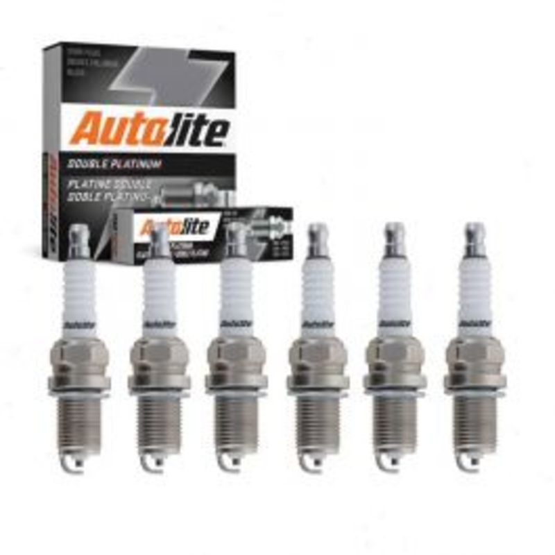 6 pc Autolite Double Platinum Spark Plug for 1999-2010 Honda Odyssey 3.5L V6