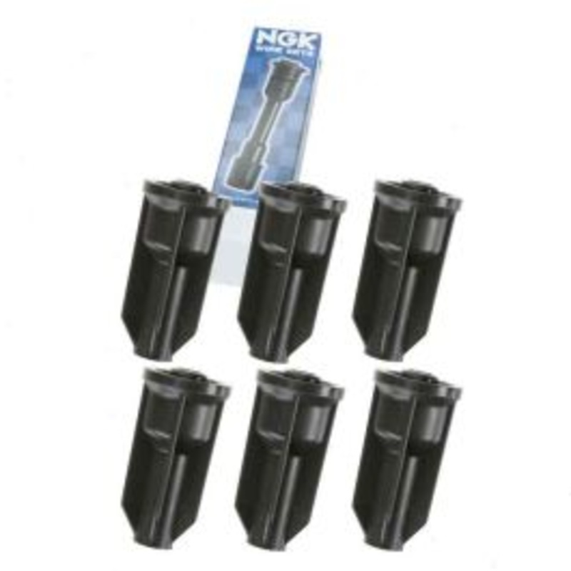 6 pc NGK Ignition Coil Boots for 2003-2005 Isuzu Ascender 4.2L L6