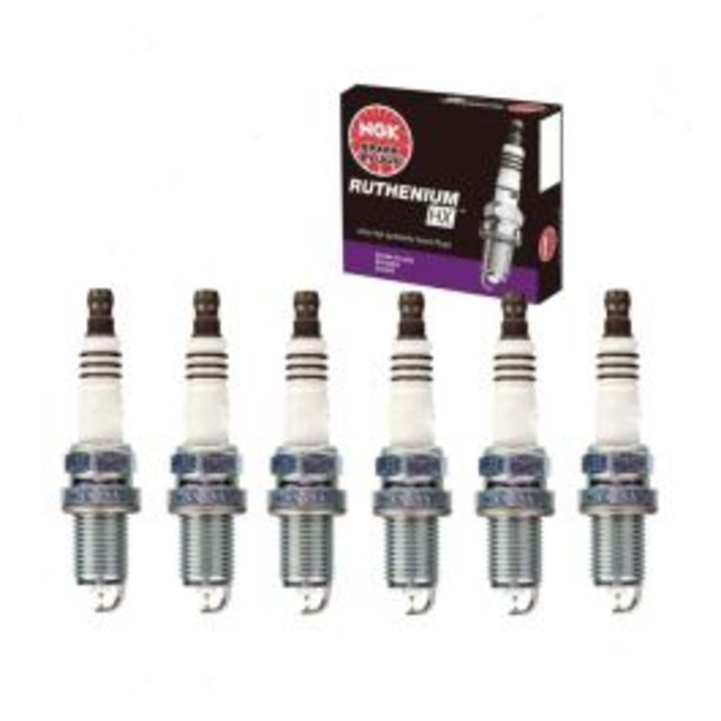 6 pc NGK Ruthenium HX Spark Plugs for 2002-2005 Land Rover Freelander 2.5L V6