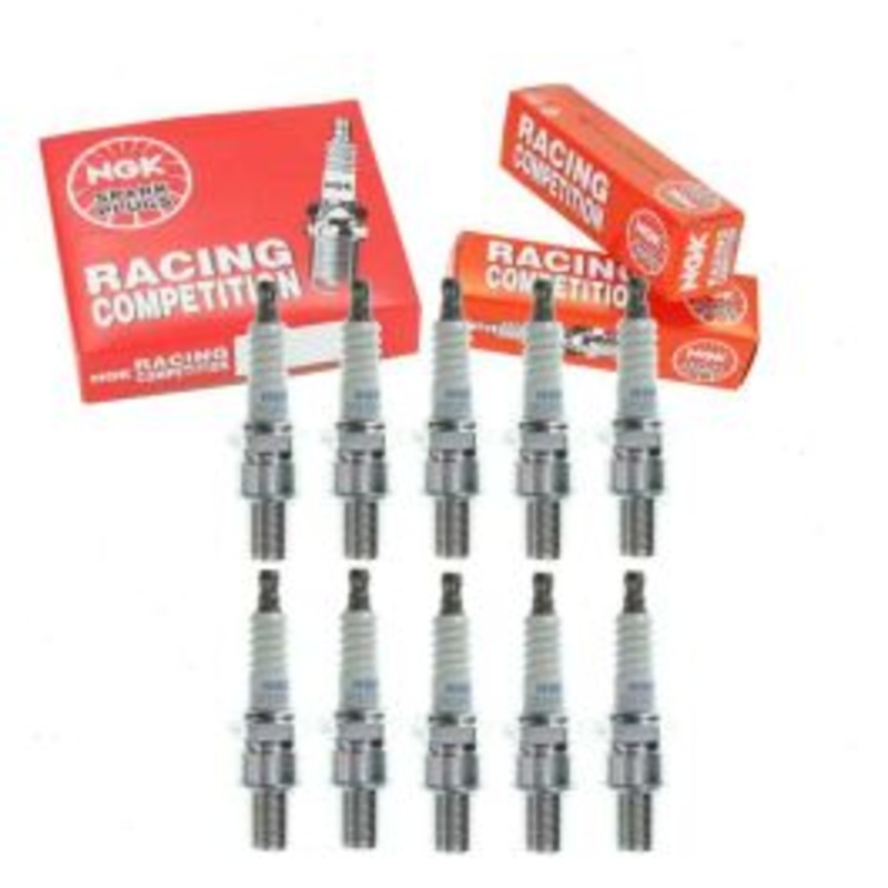 10 pc NGK Racing 7763 R7376-9 Spark Plugs