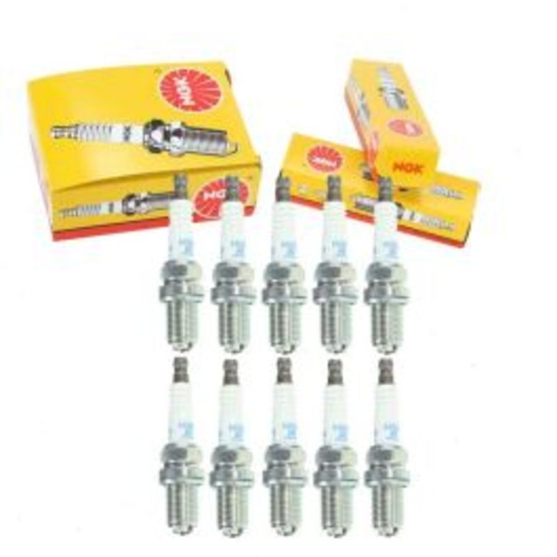 10 pc NGK Standard Spark Plugs for 2004-2005 Porsche Carrera GT 5.7L V10