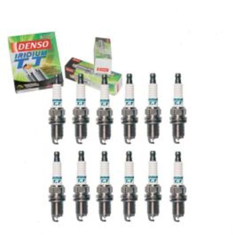 12 pc DENSO Iridium TT Spark Plugs for 2002-2004 Mercedes-Benz SLK32 AMG 3.2L V6