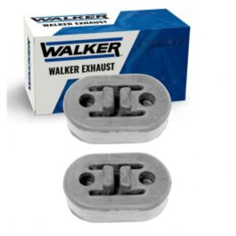 2 pc Walker Resonator Assm Rear Exhaust System Insulators for 2010-2012 Ford Fusion 3.5L V6