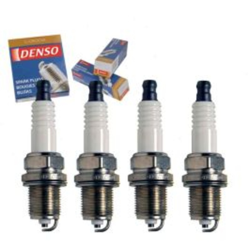 4 pc DENSO Standard U-Groove Spark Plugs for 1989 Peugeot 405 1.9L L4