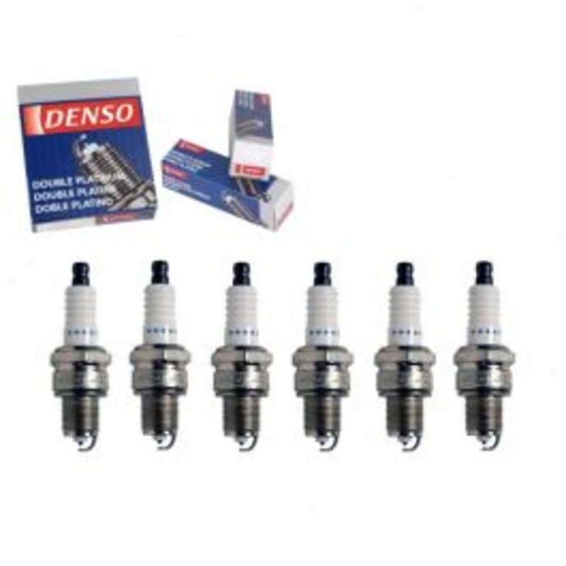6 pc DENSO Double Platinum Spark Plugs for 1963 GMC PB2500 Series 3.8L L6