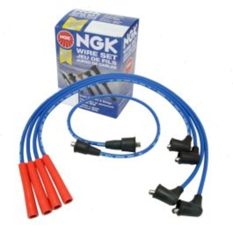 NGK Spark Plug Wire Set for 1977-1978 Mazda B1800 1.8L L4