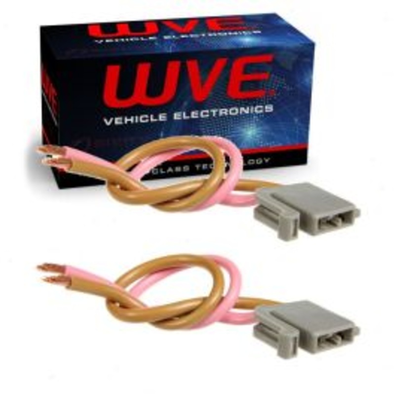 2 pc Wells WVE Front Door Speaker Connectors for 1993-2001 Mercury Cougar Grand Marquis