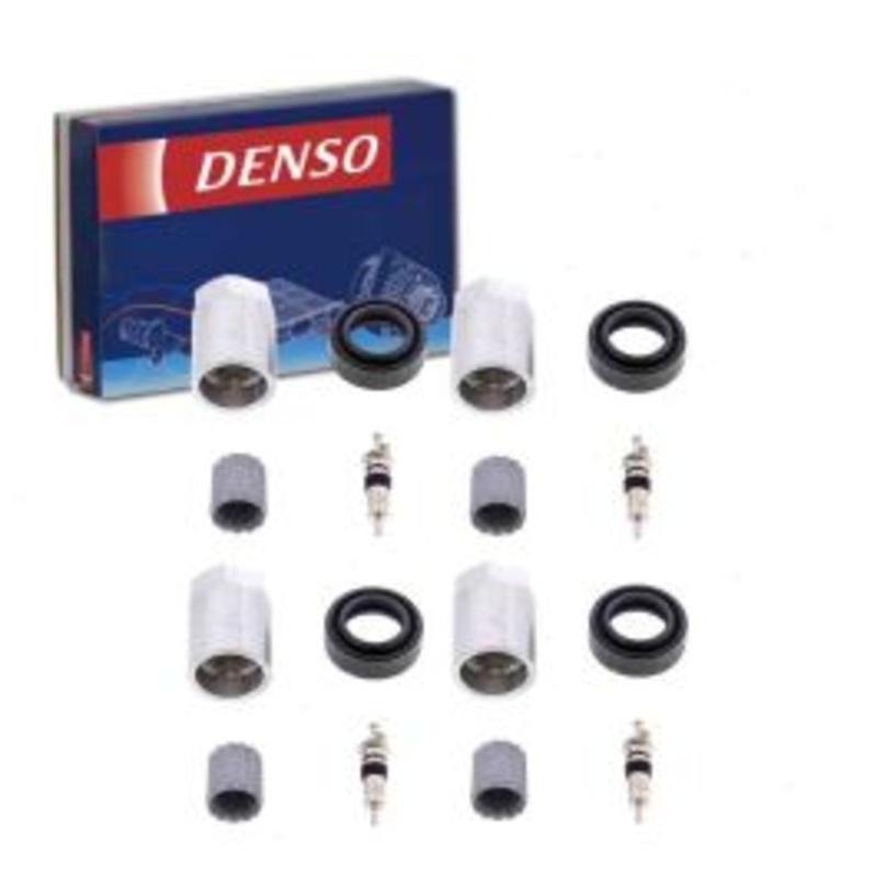 4 pc DENSO TPMS Sensor Service Kits for 2011-2012 Mitsubishi Outlander Sport