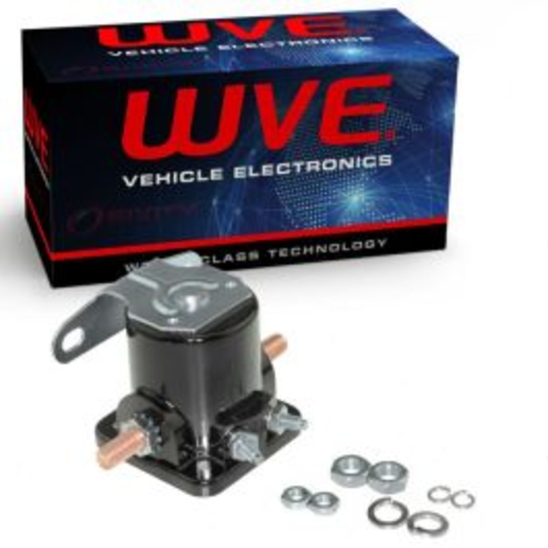 Wells WVE Starter Relay for 1967-1977 American Motors Ambassador American AMX Gremlin Hornet Javelin Marlin Matador Pa 3.8L 4.2L 4.7L 4.8L 5.0L 5.6L 5.9L 6.4L 6.6L L6 V8