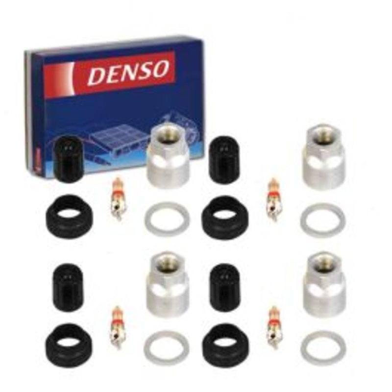4 pc DENSO TPMS Sensor Service Kits for 2008-2010 Pontiac Vibe