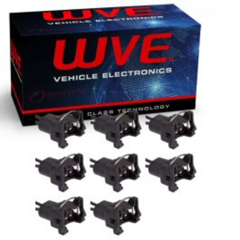 8 pc Wells WVE Fuel Injector Connectors for 1985-2004 Ford Bronco Crown Victoria E-150 Econoline E-150 Econoline Club Wagon 4.6L 5.0L 5.4L 5.8L V8
