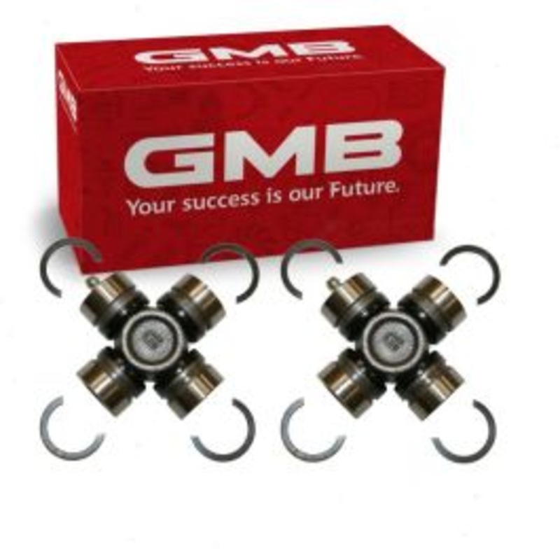 2 pc GMB Front Shaft All Universal Joints for 1986-1989 Nissan D21