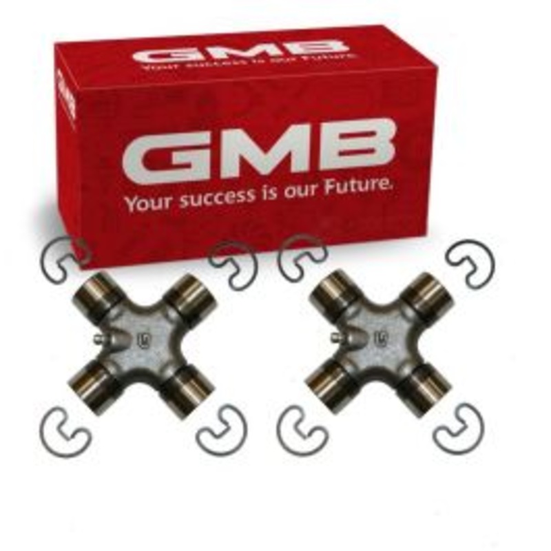 2 pc GMB Rear Shaft Front Center Universal Joints for 1975-1978 Ford E-100 Econoline Club Wagon 5.8L V8