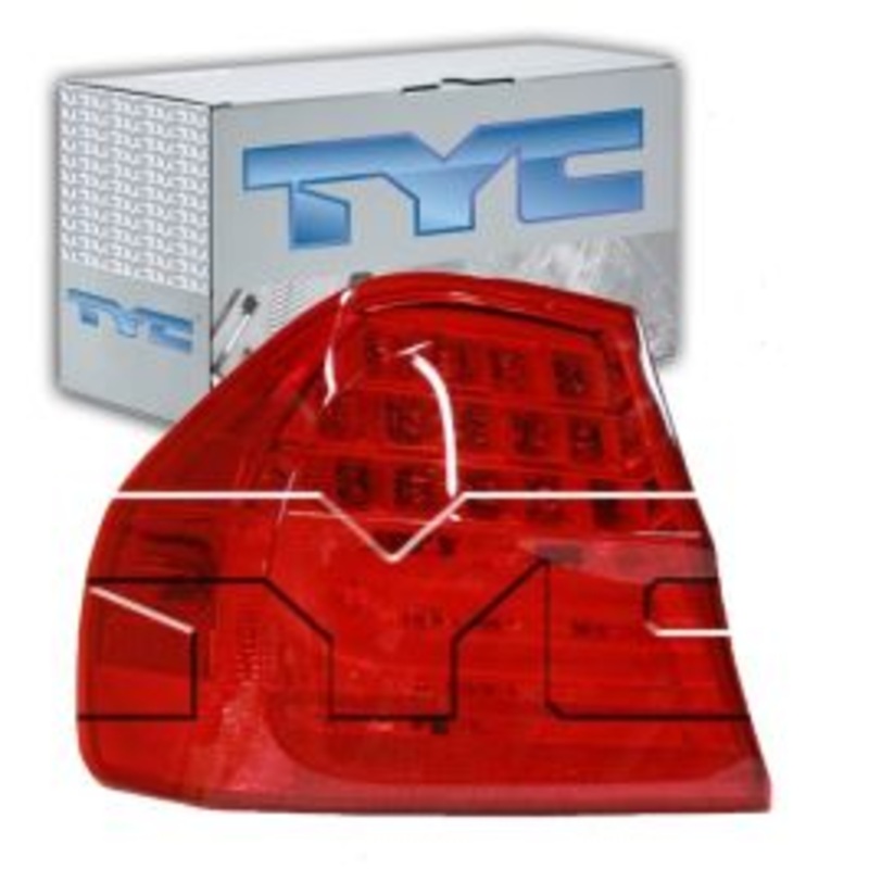 TYC Left Outer Tail Light Assembly for 2009-2011 BMW 323i